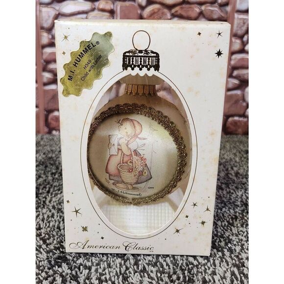 1998 Hummel "Child With Letter" Christmas Ornament - Picture 1 of 8